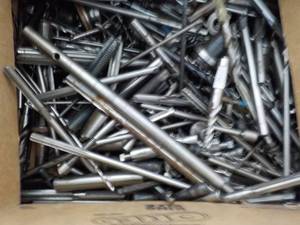 lot 118 image: Box of Drill Bits and Misc...