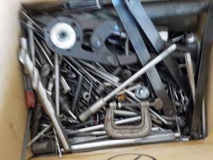 lot 124 image: Box of Drill Bits and Tools...