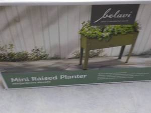 lot 161 image: Mini Raised Planter...