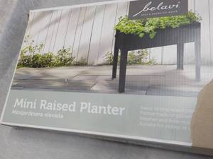 lot 162 image: Mini Raised Planter...