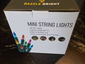 lot 81 image: 100 Mini String Lights - new in box...