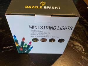 lot 82 image: 100 Mini String Lights - new in box...