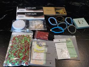 lot 90 image: Jewelry, Beads and Gel Nail Wraps...