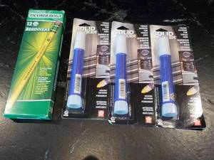 lot 94 image: 3 Solid Markers and 12 Pencils...