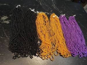lot 96 image: 60 Mardi Gras Beads...