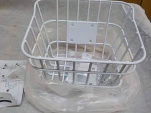 lot 179 image: Metal Bike Basket with Hardware...