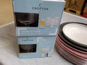 lot 187 image: Crofton Glasses, Chargers and More...