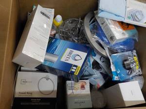 lot 204 image: Large Box of New Overstock   ...