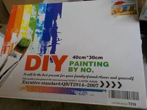 lot 234 image: DIY Painting by No....