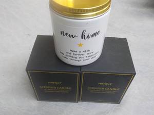 lot 283 image: 3 Sunsuper 7 oz Lavendar Scented Ca...