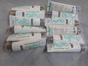 lot 299 image: 12 Tubes Hello Deodorant Cream...
