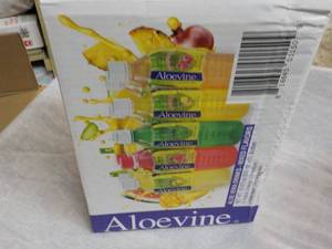 lot 308 image: Case of 10 Bottles Aloevine Drinks...