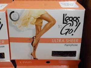 lot 317 image: Case of LEGGS to GO XL Tall Off Bla...