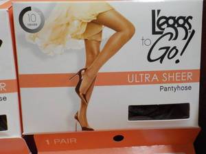 lot 318 image: Case of LEGGS to GO XL Tall Off Bla...