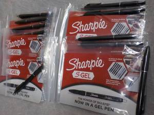 lot 338 image: Pkg of 10 Sharpie S-gel Pens...
