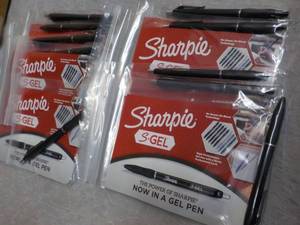 lot 339 image: Pkg of 10 Sharpie S-gel Pens...