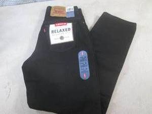 lot 52 image: (CSB) New Pair of Black Levis Rela...