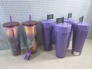 lot 69 image: (EW4) 6 Starbucks Tumblers...