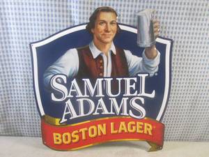 lot 80 image: (G-1) Samuel Adams Boston Lager Tin...