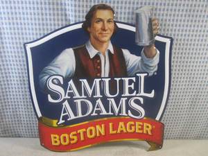 lot 81 image: (G-1) Samuel Adams Boston Lager Tin...