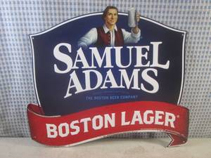 lot 82 image: (G-1) Samuel Adams Boston Lager Tin...