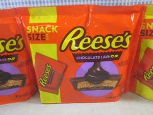 lot 300 image: (B-1) 3 Bags of Snack Size Reeses C...