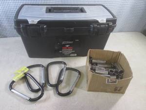lot 108 image: (EW4) Tool Shop 19 Plastic Toolbox...
