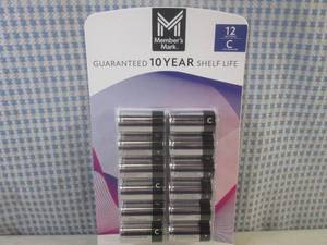 lot 114 image: (FS) 12-Pack of C Batteries Use by ...
