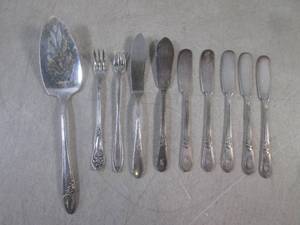 lot 177 image: (CNTR) Assorted Silverplated...