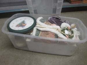 lot 219 image: (F-2) Large Tote Full of Assorted C...