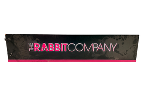 The Rabbit company light-up sign