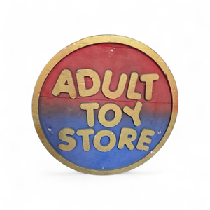Vintage Adult Toy Store Sign