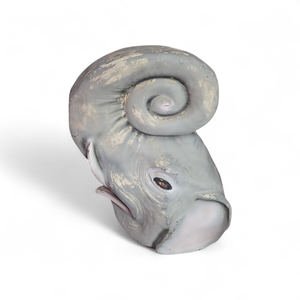 Huge Elephant Head can Be Wall Mounted