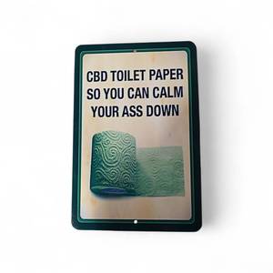 CBD Toilet Paper Sign 12 x 8