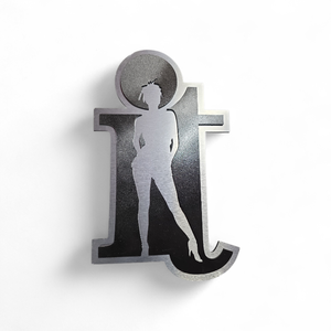 Sexy Lady Metal Sign