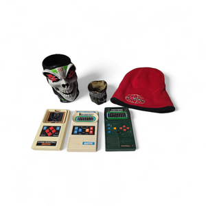 Vintage Video Game Lot  Sexworld Beanie  Gravedigger Cup