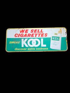 Smoke KOOL Tin Sign 30x12