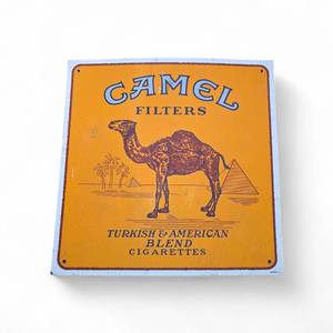 CAMEL Filters Wood Ad Sign 17x17