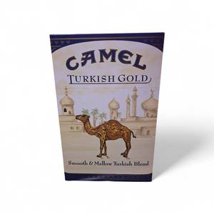 Giant CAMEL Turkish Gold Display Cigarette Pack 16x10x4