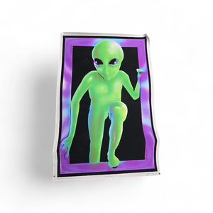 Blacklight Alien Poster