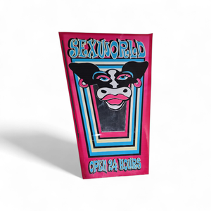 Vintage Sexworld 24 Hour Sign