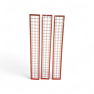 3 Red Slat Wall Hangers  Display