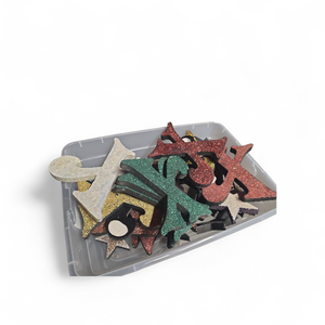 Vintage Sexworld Glitter Xs and Stars