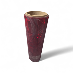 Roll of Red Silky Moire Illusion Film