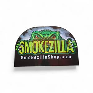 Smokezilla Ad Sign Plastic 19.5x12.5