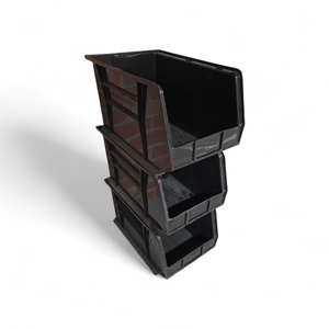 3 Heavy Duty Stackable Storage Bins