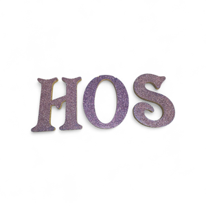 Sexworld Official Glitter Letters Handmade