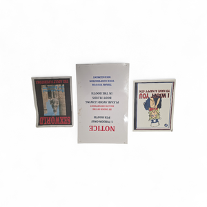 Vintage Sexworld Sign Combo Lot