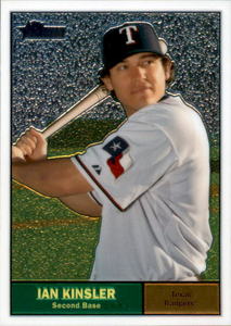 2010 Topps Heritage Ian Kinsler Refractor Rookie Card Serial #d 1960