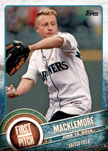 2015 Topps - First Pitch Macklemore Card